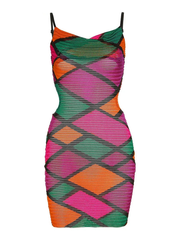 Colorful Party Sexy Dress