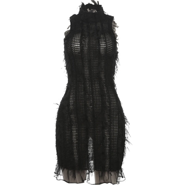 Women Sexy Knit Dress See Through Summer Dresses